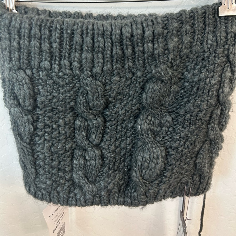 Adidas by Stella McCartney Fleece Lined Ribbed Snood Neck Warmer in Grey
NWT
